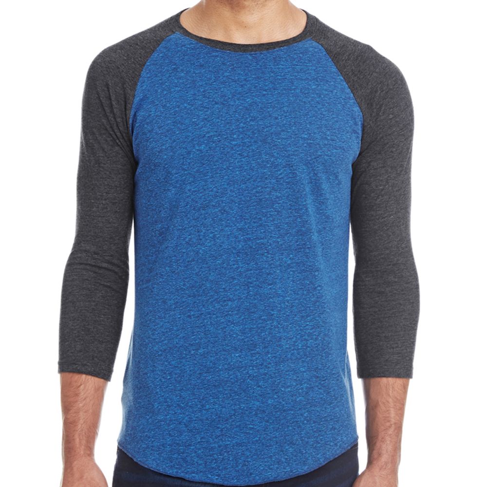 Threadfast Apparel Unisex Triblend 3/4-Sleeve Raglan T-Shirt