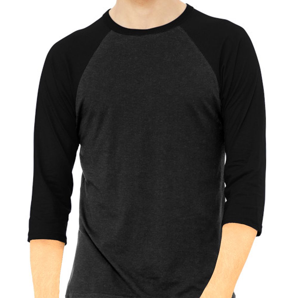 Bella + Canvas Unisex 3/4-Sleeve Baseball T-Shirt