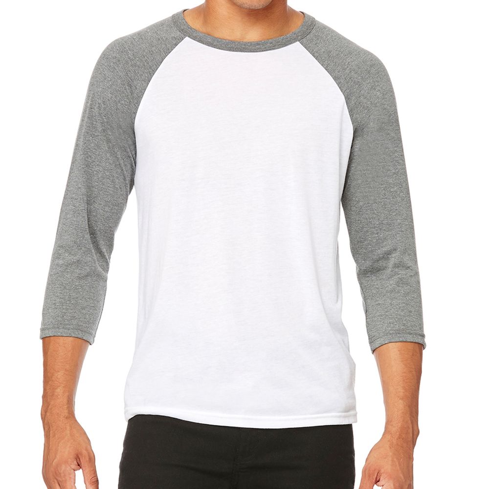 Bella + Canvas Unisex 3/4-Sleeve Baseball T-Shirt