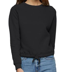 LAT Women's Relaxed 3-End Boxy Fleece Crewneck Sweatshirt