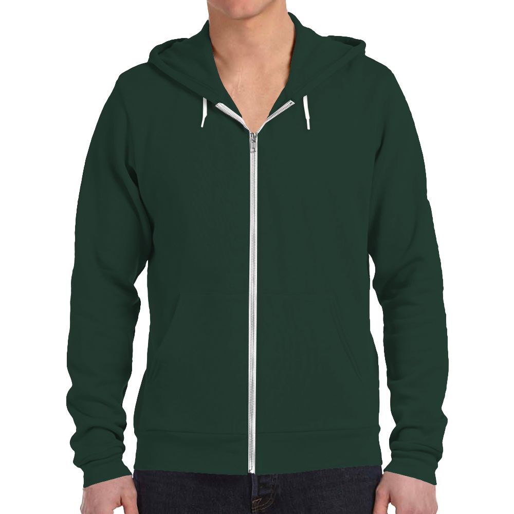 Bella + Canvas Fleece Zip Up Hoodie