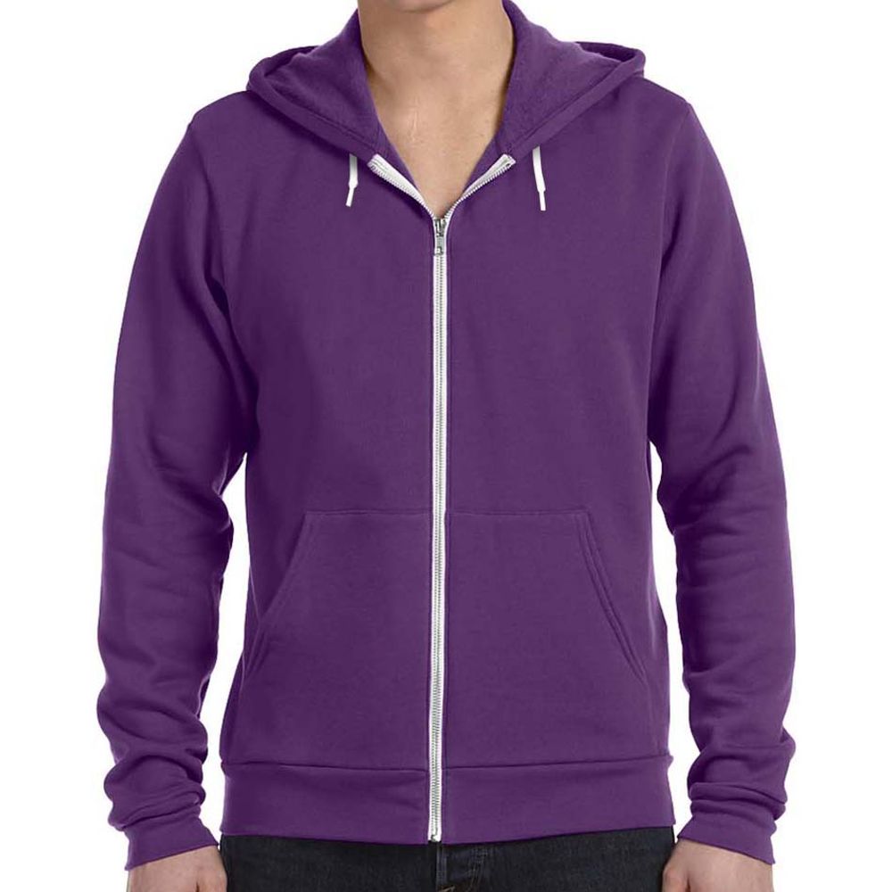 Bella + Canvas Fleece Zip Up Hoodie