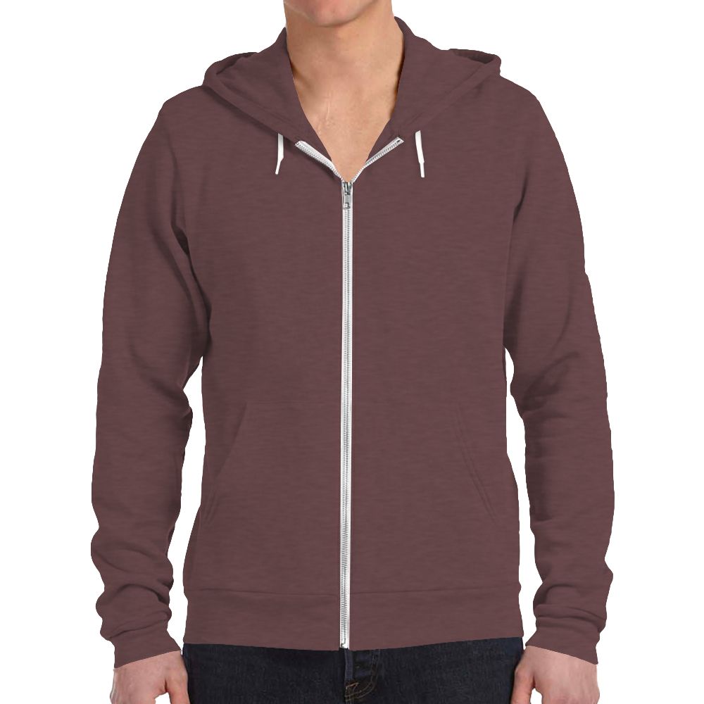 Bella + Canvas Fleece Zip Up Hoodie