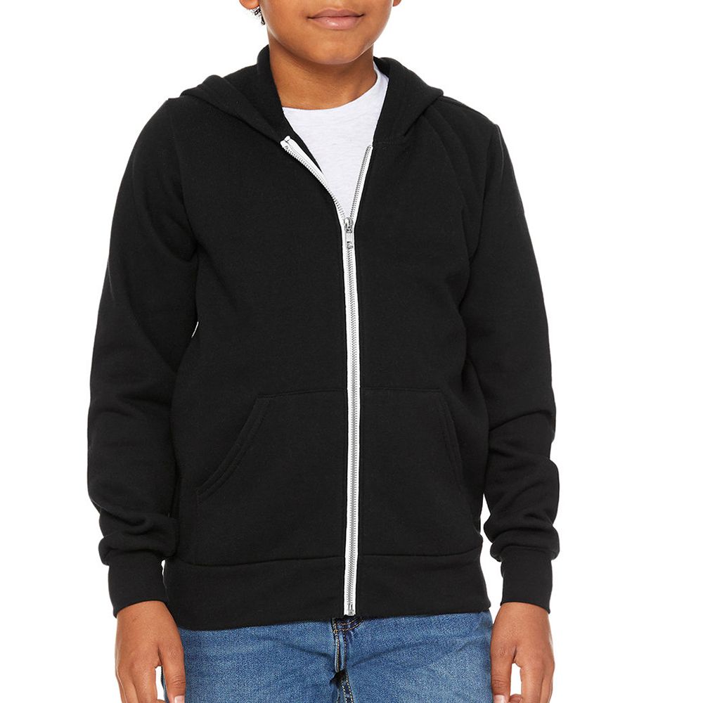 Bella + Canvas Youth Sponge Fleece Zip Up Hoodie