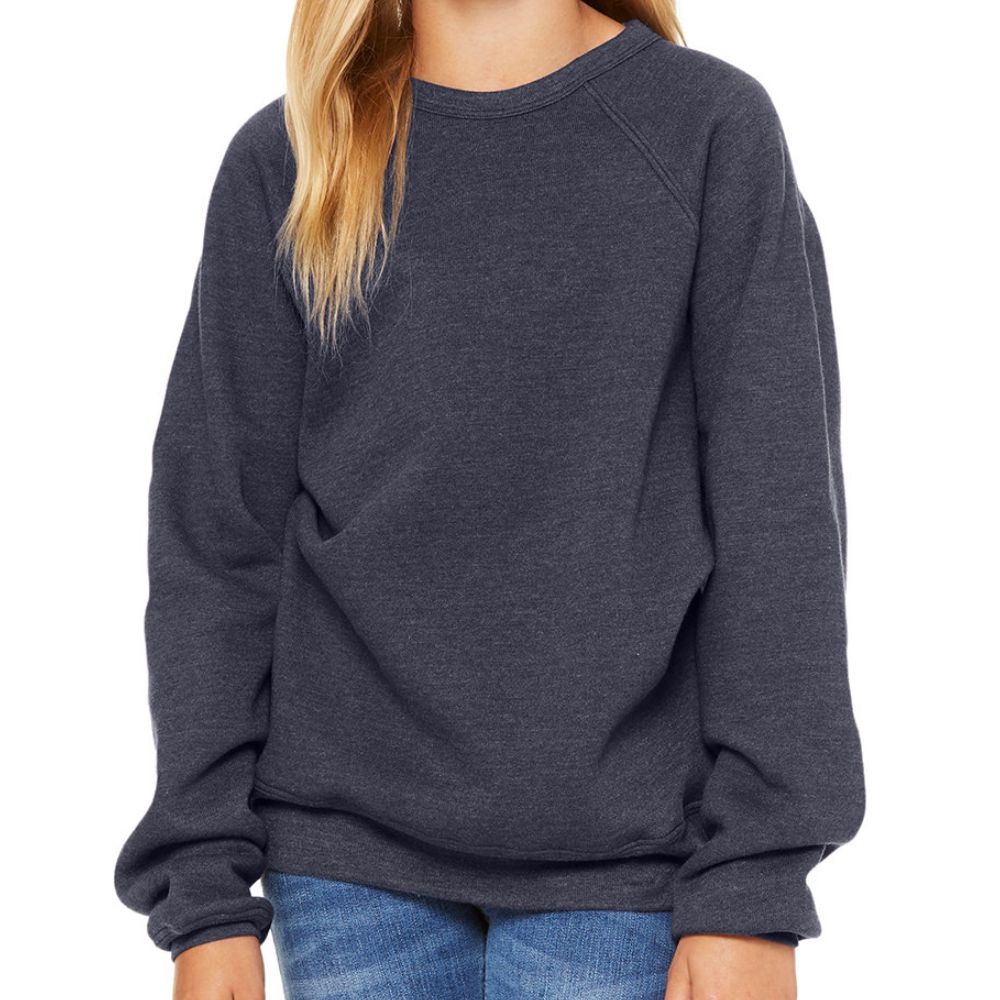 Bella + Canvas Youth Sponge Fleece Crewneck Sweatshirt