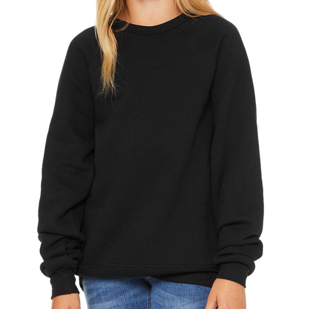 Bella + Canvas Youth Sponge Fleece Crewneck Sweatshirt