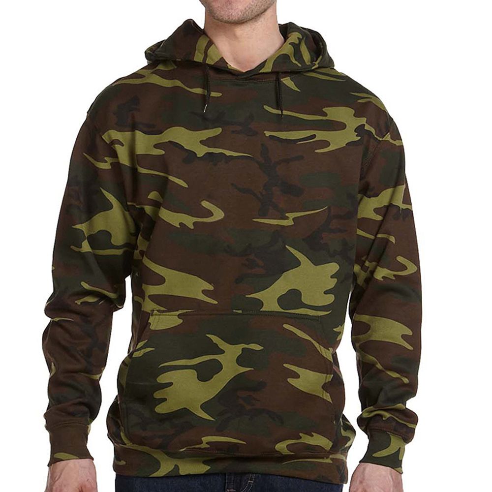 Code V Poly-Cotton Camo Hoodie