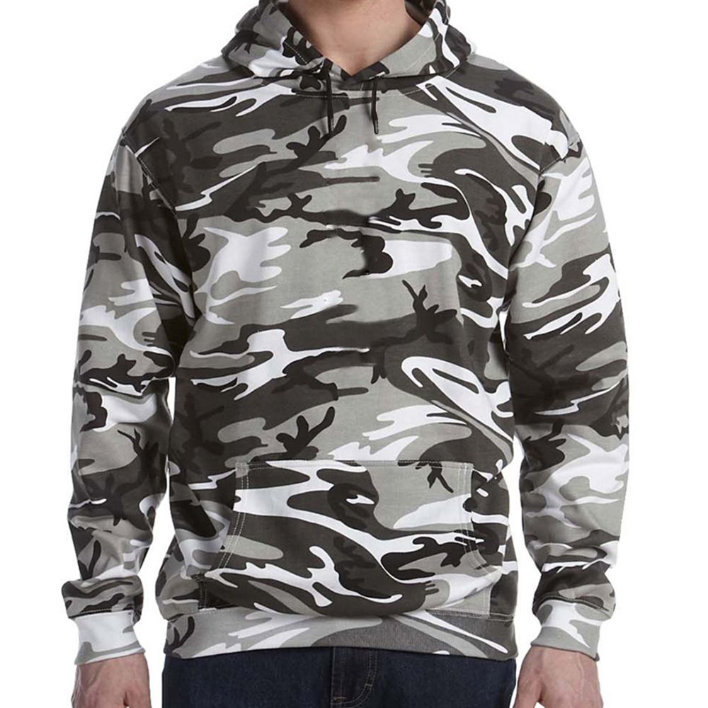 Code V Poly-Cotton Camo Hoodie