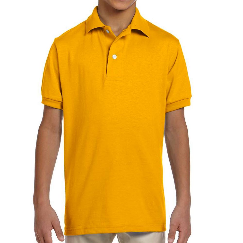 Jerzees SpotShield Kids Jersey Polo Shirt