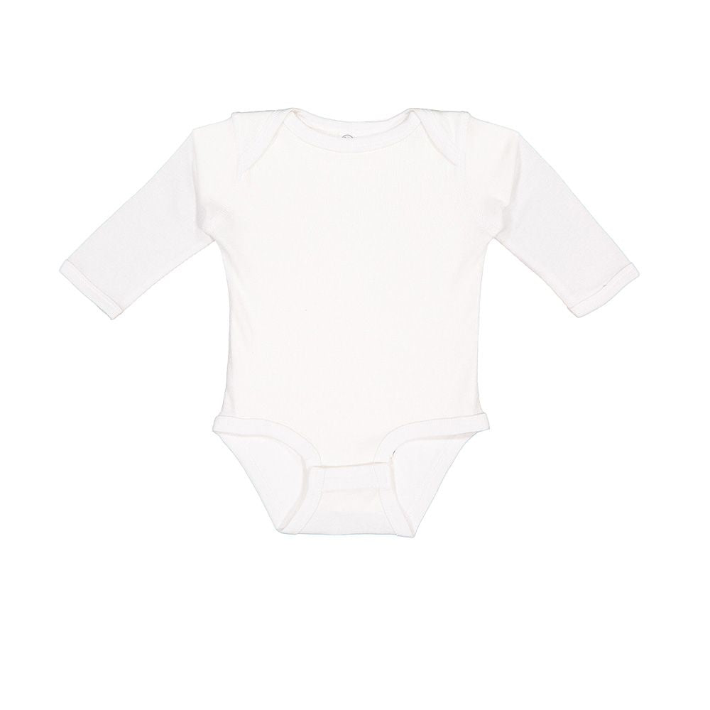 Rabbit Skins Long-Sleeve Baby Onesie