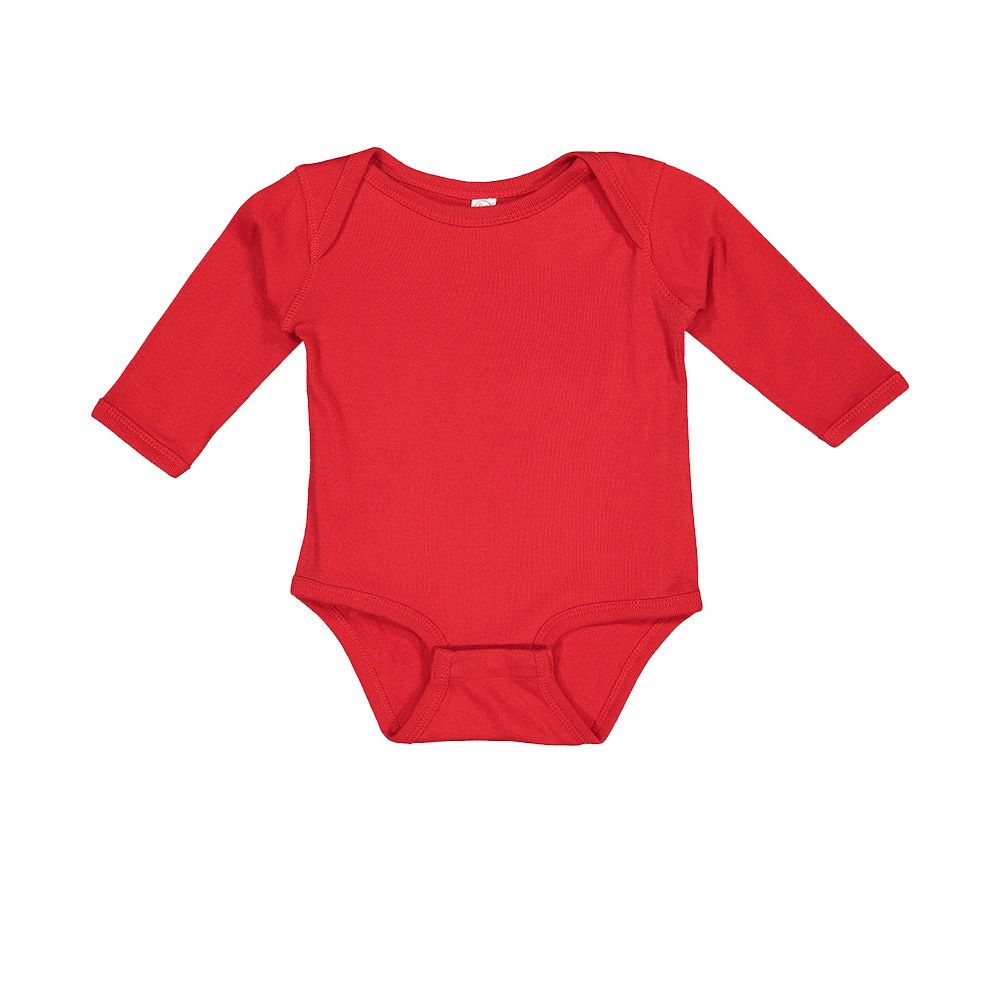 Rabbit Skins Long-Sleeve Baby Onesie