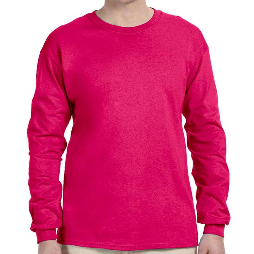 Fruit of the Loom Cotton Long Sleeve T-Shirt