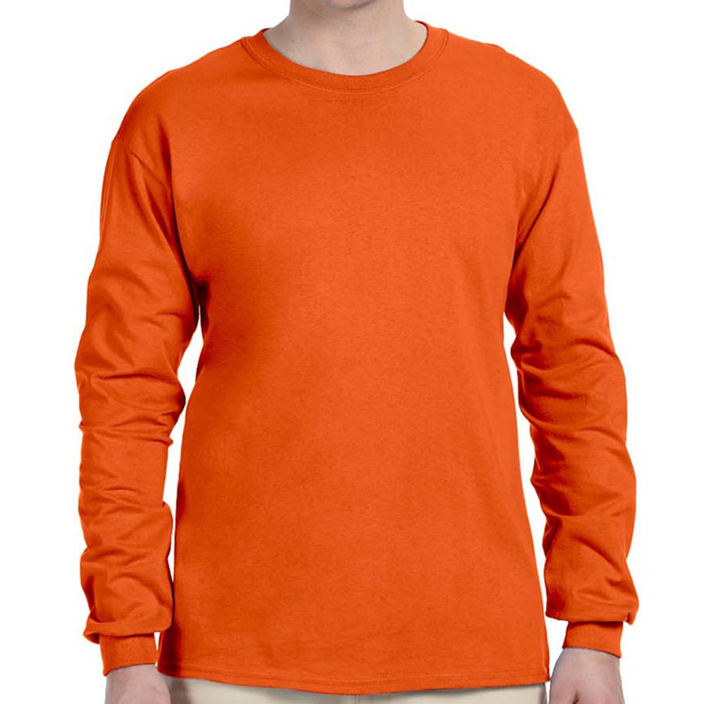 Fruit of the Loom Cotton Long Sleeve T-Shirt