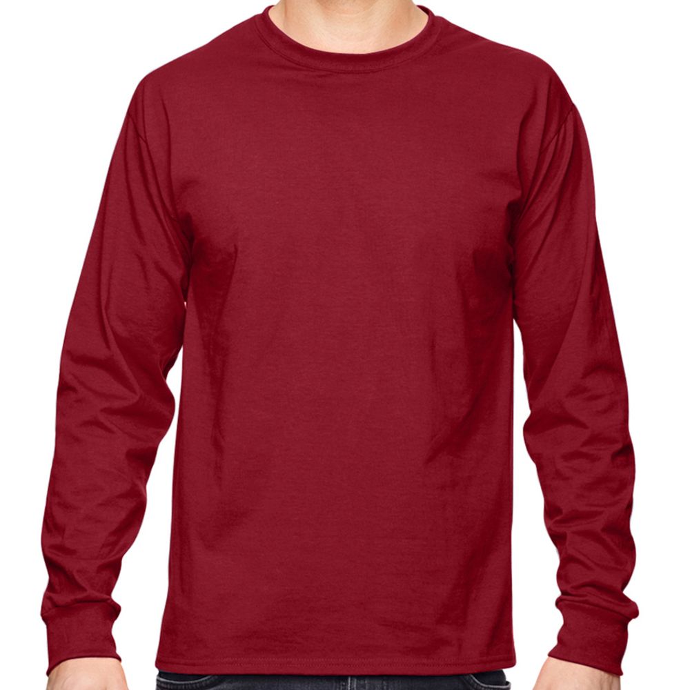 Fruit of the Loom Cotton Long Sleeve T-Shirt