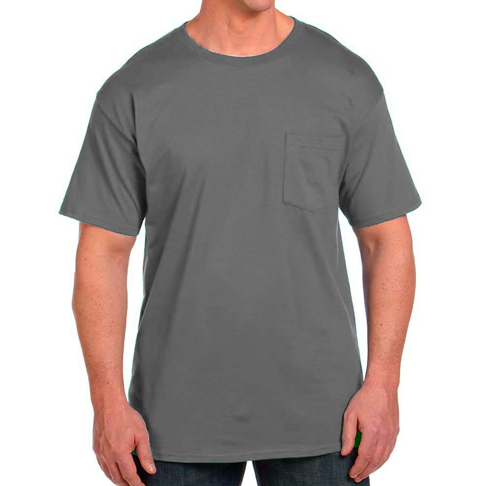 Hanes Beefy-T® with Pocket