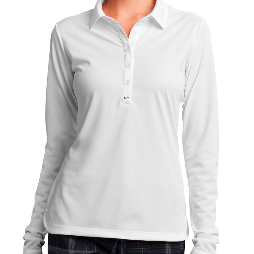 Nike Women's Long Sleeve Dri-Fit Stretch Tech Polo