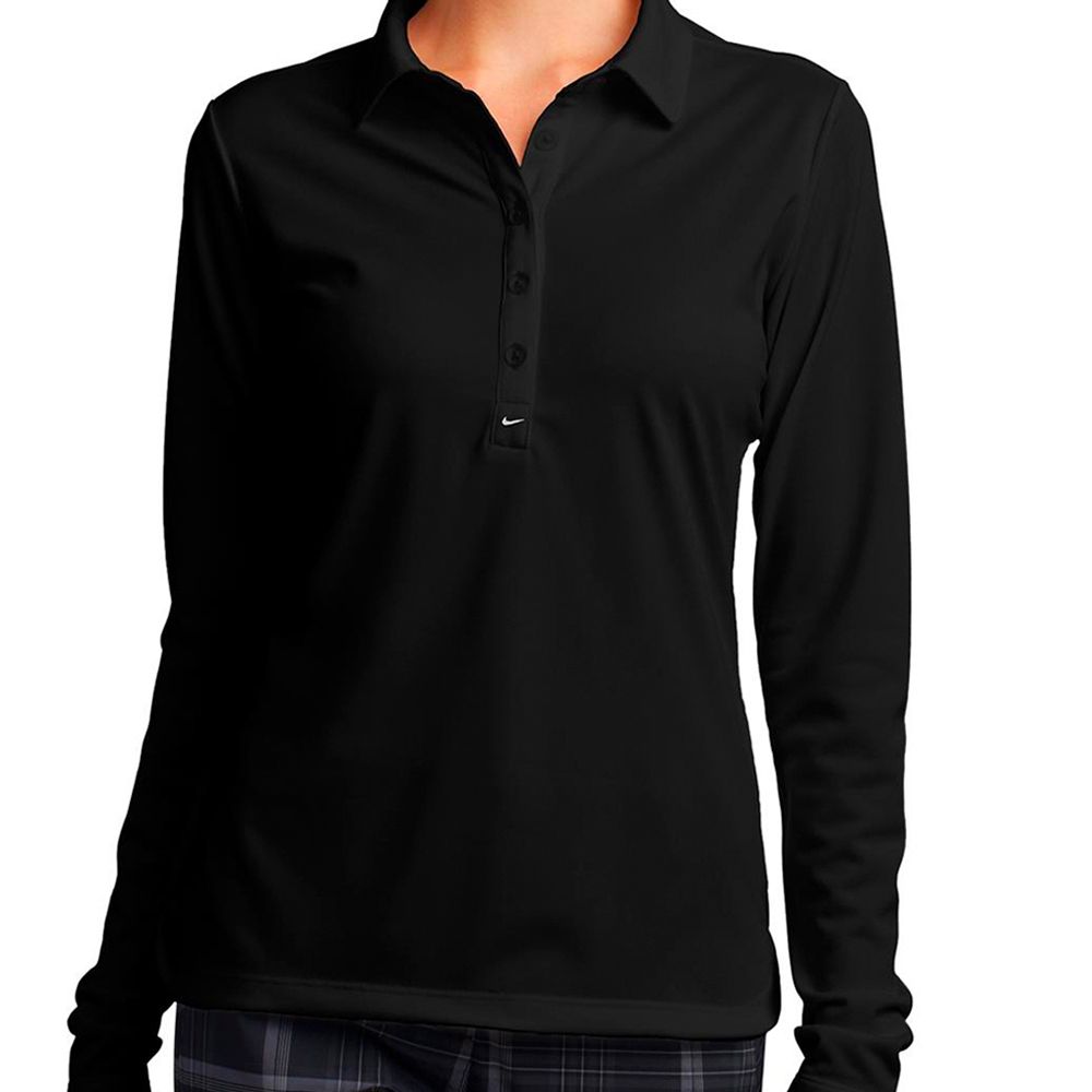 Nike Women's Long Sleeve Dri-Fit Stretch Tech Polo