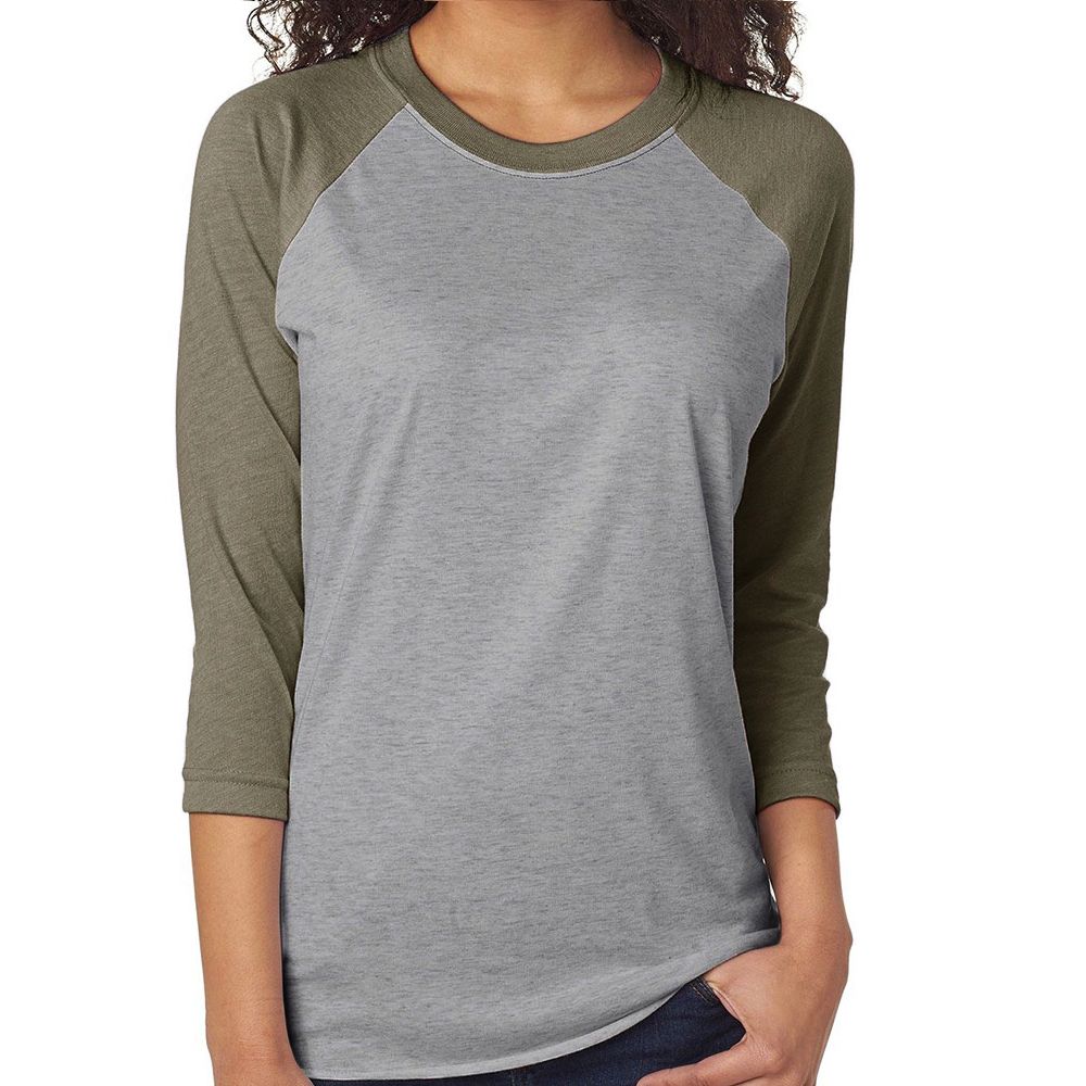 Next Level Apparel Tri-Blend Raglan Sleeve T-shirt