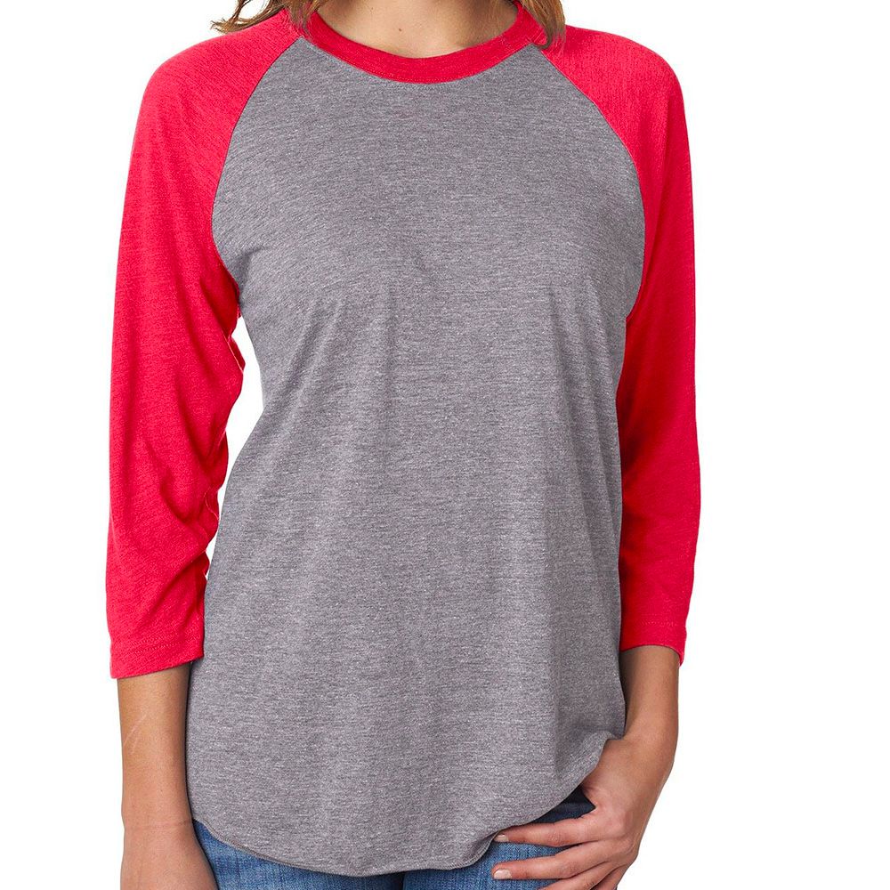 Next Level Apparel Tri-Blend Raglan Sleeve T-shirt