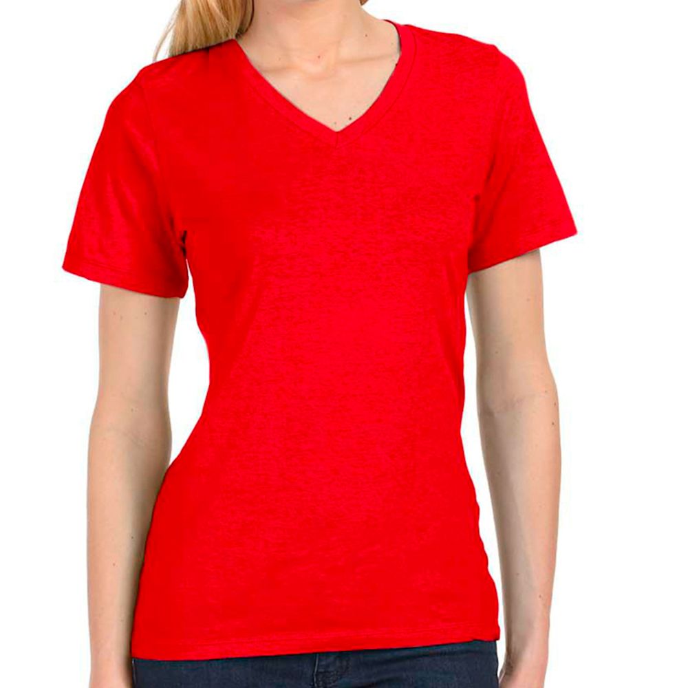 Bella + Canvas Women's Relaxed Fit V-Neck T-Shirt