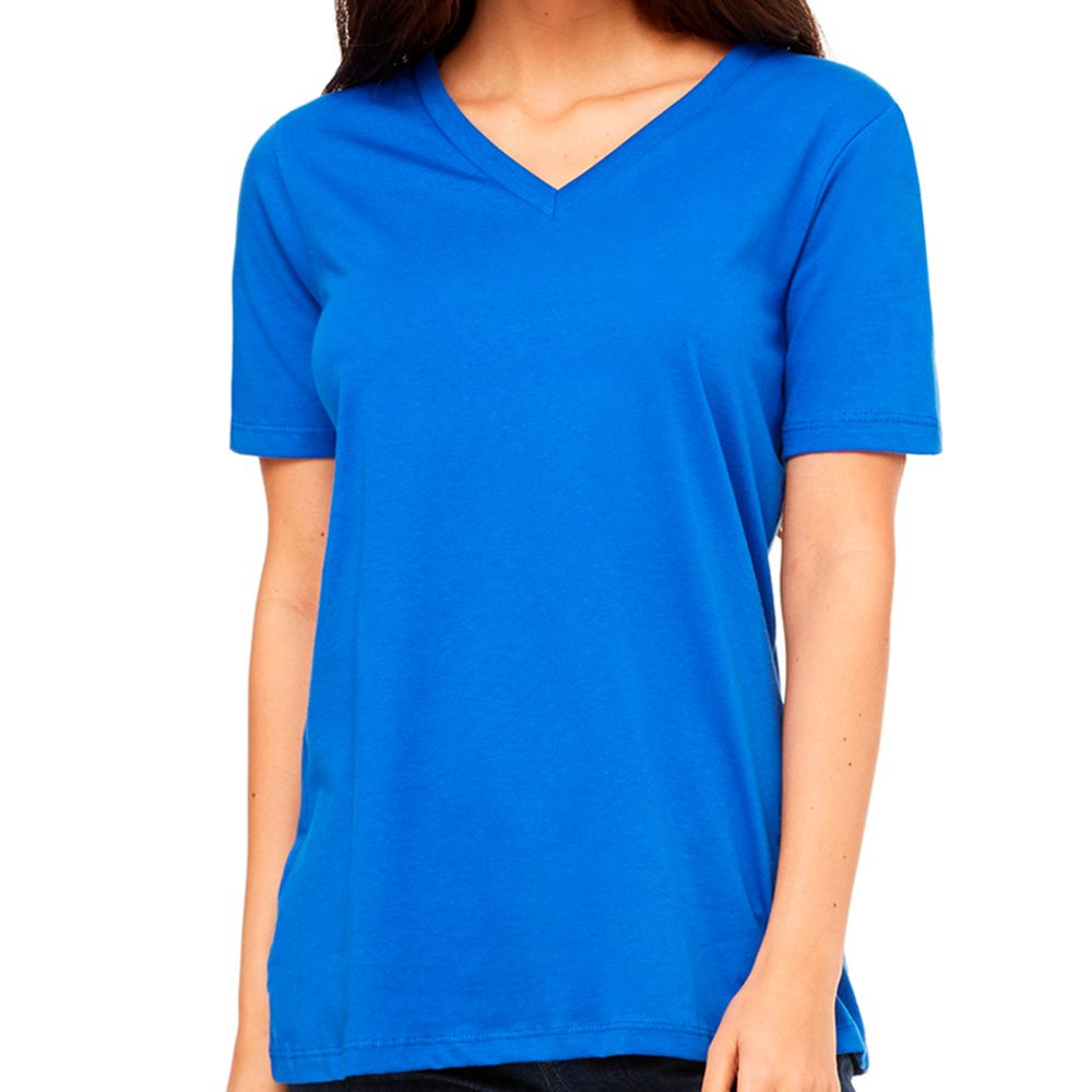 Bella + Canvas Women's Relaxed Fit V-Neck T-Shirt