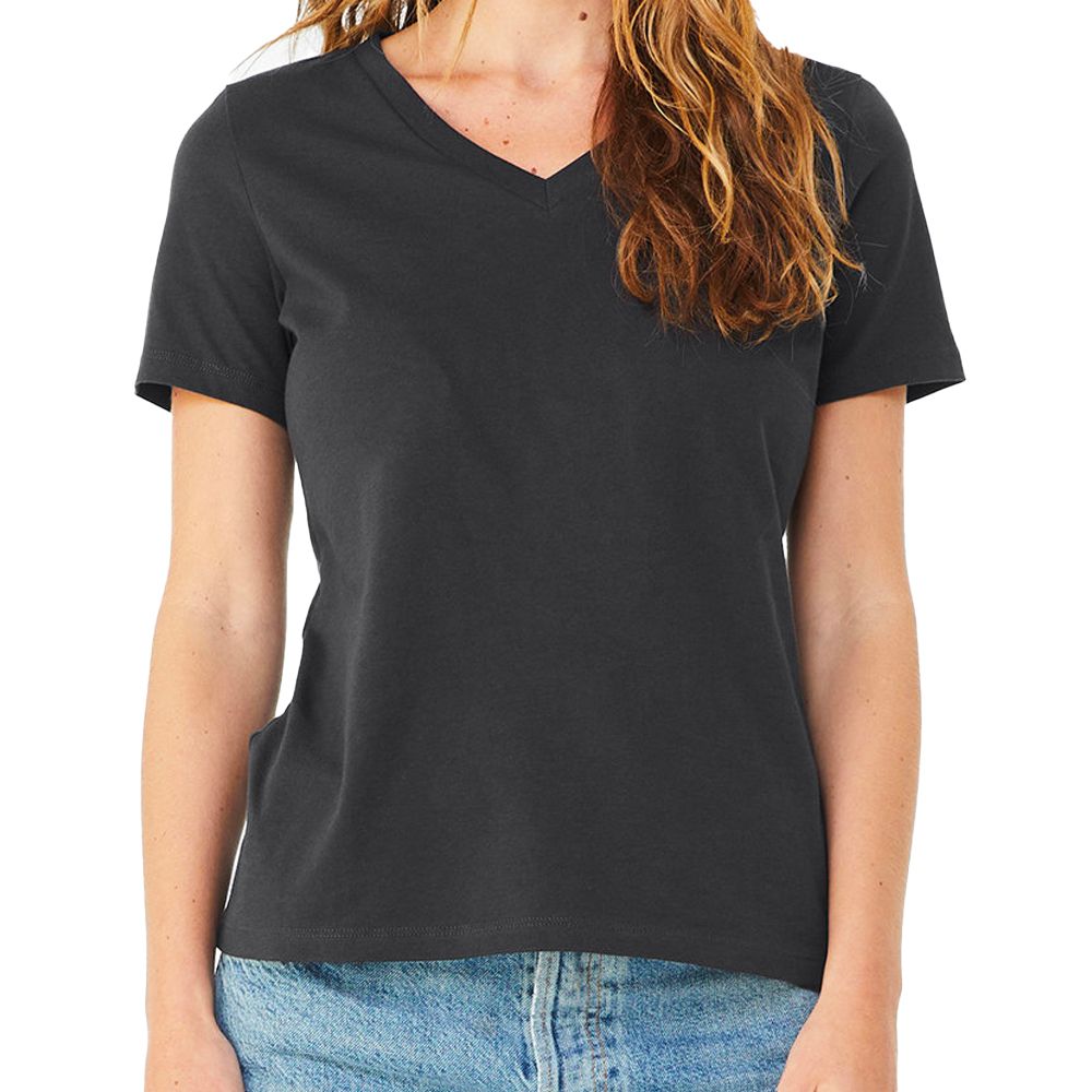 Bella + Canvas Women's Relaxed Fit V-Neck T-Shirt