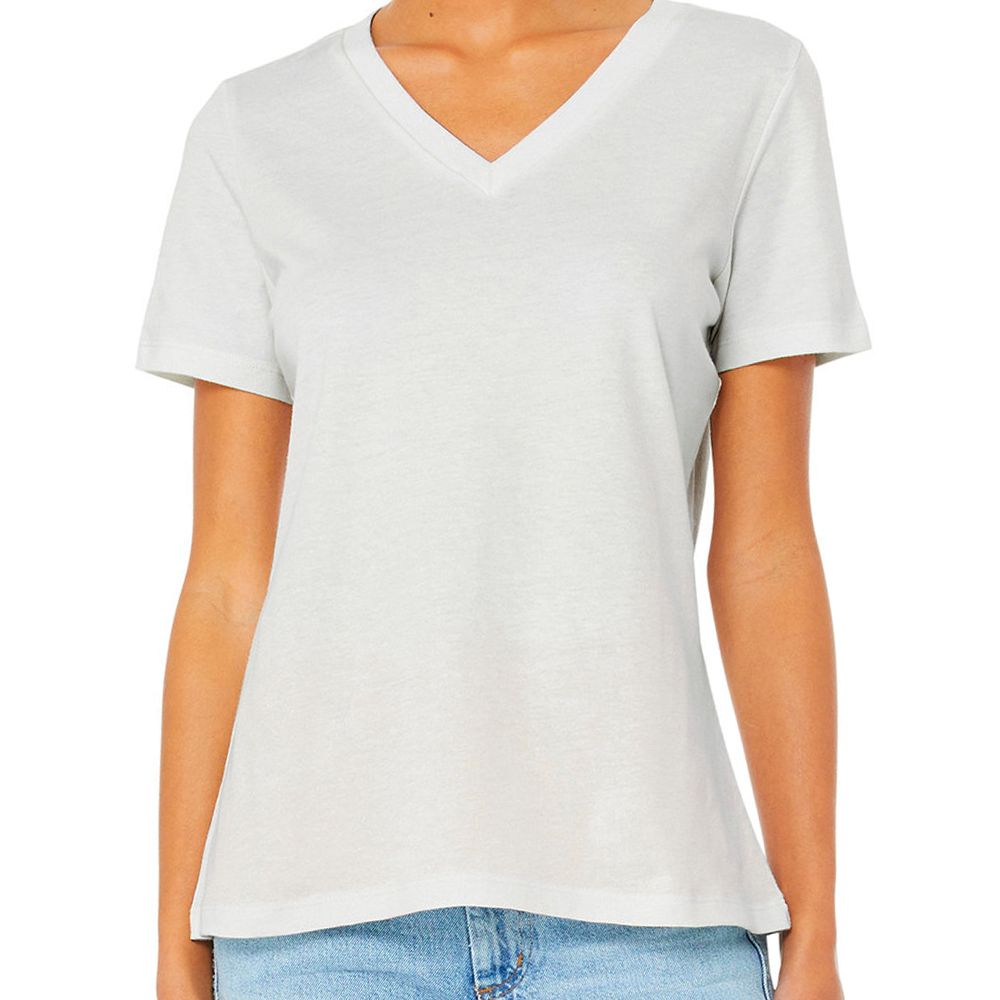 Bella + Canvas Women's Relaxed Fit V-Neck T-Shirt