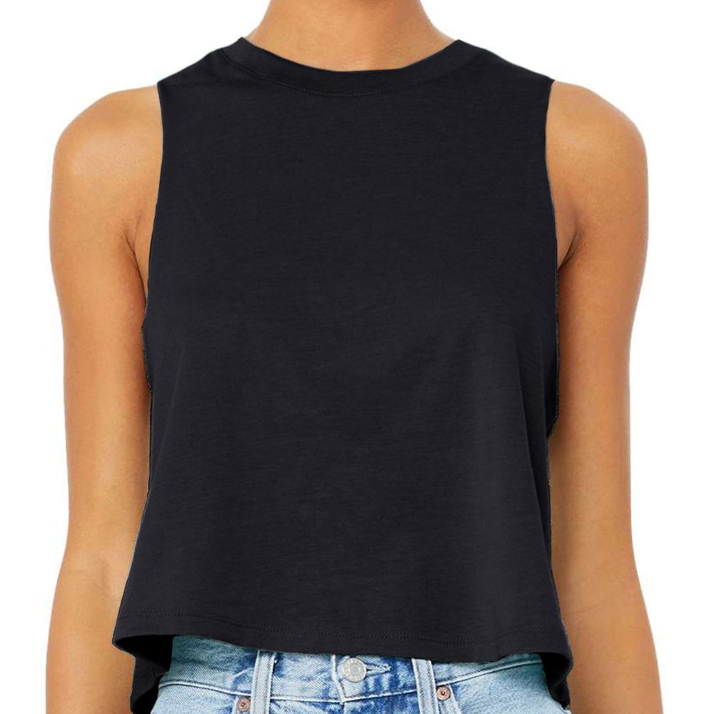 Bella + Canvas Women's Racerback Cropped Tank Top