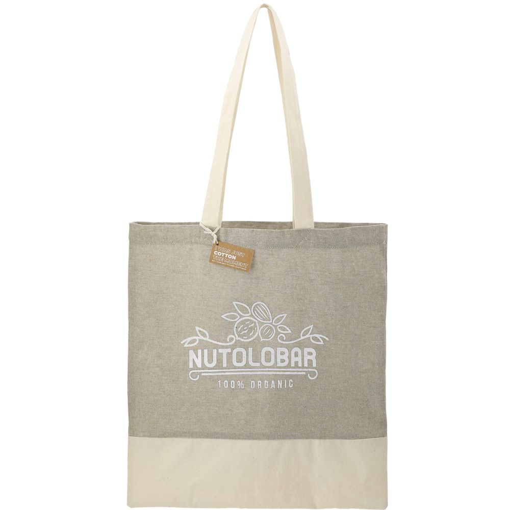 Split Recycled 5oz Cotton Twill Convention Tote