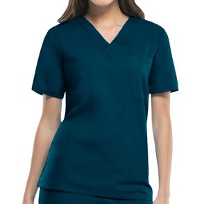 Dickies Medical Unisex 1-Pocket Tuckable V-Neck Top