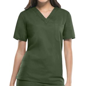 Dickies Medical Unisex 1-Pocket Tuckable V-Neck Top