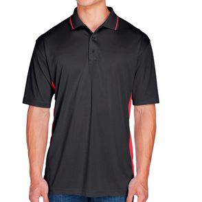 UltraClub Men's Cool & Dry Sport Two-Tone Polo