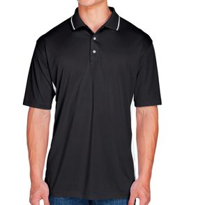 UltraClub Men's Cool & Dry Sport Two-Tone Polo