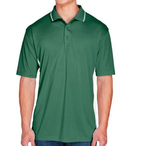 UltraClub Men's Cool & Dry Sport Two-Tone Polo