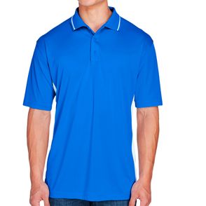 UltraClub Men's Cool & Dry Sport Two-Tone Polo