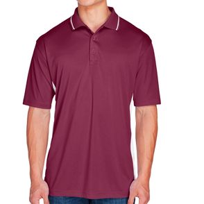 UltraClub Men's Cool & Dry Sport Two-Tone Polo