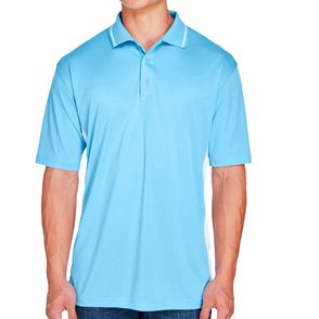 UltraClub Men's Cool & Dry Sport Two-Tone Polo