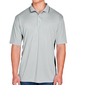 UltraClub Men's Cool & Dry Sport Two-Tone Polo