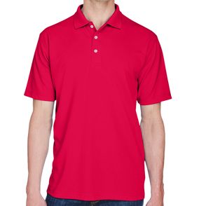UltraClub Men's Cool & Dry Stain-Release Performance Polo