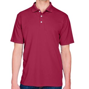 UltraClub Men's Cool & Dry Stain-Release Performance Polo