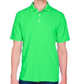 UltraClub Men's Cool & Dry Stain-Release Performance Polo