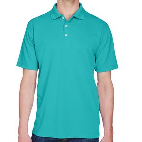 UltraClub Men's Cool & Dry Stain-Release Performance Polo