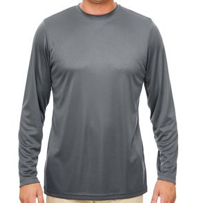 UltraClub Men's Cool & Dry Performance Long-Sleeve T-Shirt