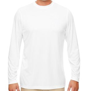 UltraClub Men's Cool & Dry Performance Long-Sleeve T-Shirt