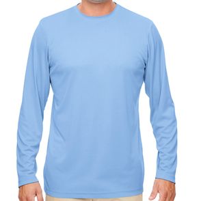 UltraClub Men's Cool & Dry Performance Long-Sleeve T-Shirt