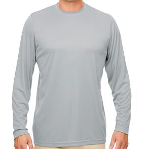 UltraClub Men's Cool & Dry Performance Long-Sleeve T-Shirt