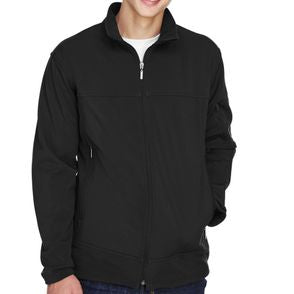 North End Men's Three-Layer Fleece Bonded Performance Soft Shell Jacket