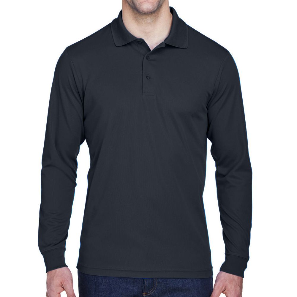 Core 365 Pinnacle Performance Long-Sleeve Piqué Polo