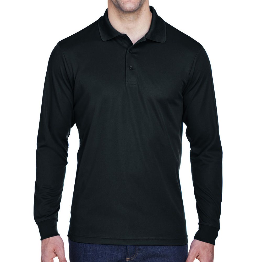 Core 365 Pinnacle Performance Long-Sleeve Piqué Polo