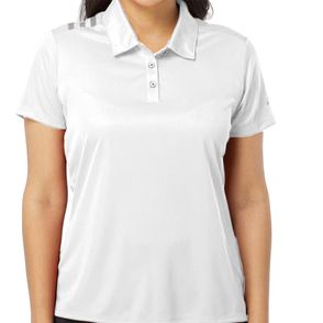 Adidas Women's 3-Stripes Shoulder Polo